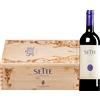 Tenuta Sette Ponti | Toscana Sette Rosso Toscana IGT 2021 (BIO) 3 bottiglie in cassetta di legno 2,25 l
