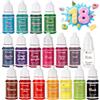 Treedoa Coloranti Alimentari a 18 Colori x 10ML,Colorante Alimentare Vívido Concentrati Liquido per Decorare Torte,Cucinare,Glassa,Uova di Pasqua,Fondente,Biscotti,Dolci,Macaron,Slime,Insapore e Mestieri