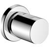 hansgrohe Zesis S - Valvola d'arresto ad incasso, Corpo incasso e estensione (25 mm) coordinati disponibili separatamente, cromo, 74997000