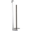 Kibath Portarotolo laterale per mobile bagno o cassetta verticale Si appende con adesivo. Realizzato in acciaio inox con finiture in cromo lucido. RICAMBI ORIGINALI GARANTITI