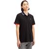 Tommy Jeans Maglietta Polo Uomo Maniche Corte Reg Flag Regular Fit, Nero (Black), S