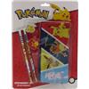 CYPBRANDS Marchi CyP: Pokémon, set di cancelleria, astuccio triplo, matite, gomma, temperamatite, multicolore, prodotto ufficiale