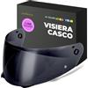 Everalo Visiera Compatibile con HJC I90 - I91 - HJ33 (Dark Fume')