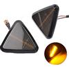 Kakulkomen Indicatore di direzione a LED per Mitsubishi Colt CZC CZ3 Z23 Z24 Z25 Z33 Z34 Z3 (nero)