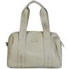 CHILDHOME, Borsa Cambio Per Bambini, Mommy Bag, Fasciatoio Incluso, Numerosi Scomparti, Ganci Per Carrozzina, Cinghia Per Spalla, Pelle Vegana, 22L, Mommy Club Signature, Verde