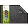 SQUATCH® | Tappeto d'ingresso interno | Zerbino resistente e antiscivolo | assorbe l'acqua e raccoglie lo sporco | facile da pulire | Collezione MARS (Antracite, 40x60cm)