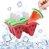 HASAIKA® Stampi per Ghiaccioli in Silicone, Set Stampini Gelato DIY, 6 Cavità Stampi per Ghiaccioli Con Stecco per gelati, frullati, yogurt e ghiaccioli di succo di frutta fatti in casa