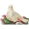 Enesco Statuetta di Heartwood Creek di Jim Shore Colomba bianca