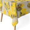 ECOMMERC3 | Tovaglia antimacchia per tavolo rettangolare dimensioni 180x140 cm | Tovaglia resinata antimacchia, ultra morbida, impermeabile, MIMOSA BEIGE