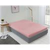 Emma Barclay Lyla - Lenzuolo con angoli, per letto matrimoniale, colore: rosa cipria