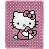 Northwest Coperta in tessuto jacquard, 116,8 x 152,4 cm, motivo Hello Kitty a pois perfetti