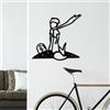 Wallity Hanah Home Elegante accessorio decorativo da parete in metallo, nero, 58 x 54 cm, 100% metallo, spessore 1,5 mm, leggero (0,60 kg), perfetto per arredamento moderno