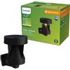 PHILIPS Avery Lampada da Parete Solare per Esterni, 2700 K, 200 lm, Nera