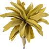 DRW Set di 6 Fiori Artificiali in Schiuma Eva, plastica e Carta Gialla, 20 x 20 x 65 cm, Medidas: 20x20x65cm