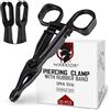 WARRIOR Pinze sterili monouso per piercing pinza plastica 20 pz Warrior single-use pliers Open Oval Ovale Aperto