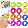 JoyJoyful Fidget Anello Toys per Bambini Adulti 12 Pezzi Sensoriale Autismo Giocattolo Anti Stress Autismo Giocattoli Fidget Squishy Toy Anxiety ADHD Toys, Calmante In caso di Ansia Stress