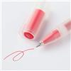 MUJI - Set di penne a inchiostro gel, tipo tappo (set da 3 pezzi) (rosso, 0,5 mm)