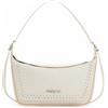 Desigual per donna. 25SAXP52 Borsa con dettagli intrecciati bianchi [3250323], Bianco, Casual, Poliuretano