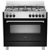 La Germania AMN965ENEV, Cucina libera installazione con forno elettrico multifunzione, 90x60 cm, colore nero
