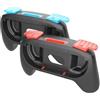 Cymwer Impugnature a mano 2pcs adatte for l'interruttore 2, for joycon sinistra+supporto staffa destra, custodia for impugnatura a mano for maniglia di gioco ergonomica for switch 2.