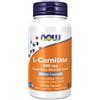 Now Foods L-Carnitina 500 mg 60 Capsule Vegetali