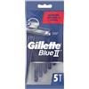 Gillette Rasoio Usa e Getta Blue II Slalom 5 Pezzi