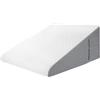 ZQBXHDZW Cuscino A Cuneo Per Letto,Cuscino Da Lettura Antireflusso Ergonomico,Memory Foam,L'Intervento Chirurgico Il Supporto Di Schiena,Gambe E Ginocchia,Reflusso Acido(61 * 61 * 25.5cm,White)