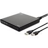 SAVIO AK-43 GRABADORA EXTERNA Slim Drive CD/Dvd R/RW - Negro USB