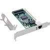 InLine Scheda di rete Gigabit 10/100/1000 Base-T Ethernet LAN Controller, 1 Gb/s, PCI, a partire da Win 98SE, Server 2003, Linux 2.4, macOS X 10.4, incl. piastra a basso profilo, 51115B