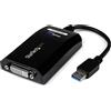 StarTech.com Adattatore USB 3.0 a DVI / VGA, 2048x1152, Scheda video e grafica esterna, Convertitore/ Adattatore per doppio monitor DVI e VGA o 2 display VGA, Supporta Mac e Windows (USB32DVIPRO)