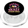 Cousin Designs For Coolest Cousins Membro del Crazy Cousin Crew per Cousin Squad PopSockets PopGrip per MagSafe