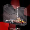 SHOWCASE LAB TECA IN PLEXIGLASS ACRILICO-SHOWCASE-TECA PER SET LEGO® 21350-LO SQUALO-THE JAWS