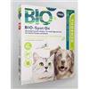 BIO Spot-On - 4 pipette contro zecche e pulci, prodotto antiparassitario su base biologica per cani e gatti di piccola taglia