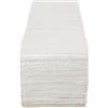 DII 100% Cotton Everyday Machine Washable Chindi Rag Placemat, 13 da 48,3 cm, Marrone, Set di 6, Natural, 14 X 72
