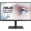 ASUS VA24EQSB - Schermo PC 23,8 FHD - Dalle IPS - 16:9-75Hz - 5ms - 1920x1080-300cd/m² - DP, HDMI, VGA e 2X USB 3.2 - Flicker Free - Filtri di luce blu - Adaptive Sync. - Altoparlanti