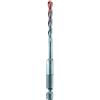 Alpen Alpi hartmetall-tegola trapano professionale tetto, 0,64 cm esagonale-cilindro, diametro 3,5 mm, L1 100 mm, L2 39 mm, 25200350100