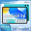Teclast Tavoletta Android 14 Teclast P30, UNISOC T606 Octa Core, IPS da 10,1", massima 12 GB di RAM, 128 GB - Tablet