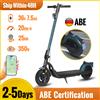 SUNNIGOO Scooter elettrico 350w con App ABE 36v Scooter a batteria al litio 20 km/h 25km pneumatico a lungo raggio da 10 pollici per adulti Escooter per DE - 36v 7.5ah