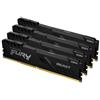 Kingston Technology FURY 64GB 3600MT/s DDR4 CL18 DIMM (Kit da 4) Beast Black