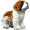 RLOMUTE San Bernardo Peluche Morbido - Cuscino Simpatico e Realistico Animale Giocattolo - 26cm/10, Unico Modello di Bambola Regalo per Bambini (Marrone)