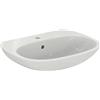 Ideal Standard - Tesi, Lavabo da 60cm per installazione a muro, Con foro centrale per la rubinetteria, Con foro troppopieno, Bianco