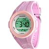 TEKMAGIC Ragazze Orologio da polso per Nuoto, Immersioni in Subacquea 100m Sott'acqua con Funzioni Cronometro, Cronografo, Sveglia, Doppio Fuso Orario, Formato 12/24 Ore