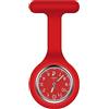 Vicloon Orologio da Infermiere, 1Pcs Orologio per Infermieri in Silicone con Spilla, Infermieri Fob Medical Watch Quandrante Rotondo, Orologi da Tasca per Medici e Infermieri Paramedico