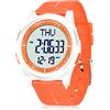 WIFORT Orologio Digitale da Polso, Orologio Sportivo Uomo Donna Impermeabile 5ATM Con Retroilluminazione a LED, Cronometro, Sveglia e Timer, Ultra-sottile Watches Unisex Regalo