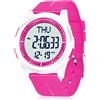 WIFORT Orologio Digitale da Polso, Orologio Sportivo Uomo Donna Impermeabile 5ATM Con Retroilluminazione a LED, Cronometro, Sveglia e Timer, Ultra-sottile Watches Unisex Regalo
