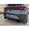 Motordrome Paraurti posteriore (Diffusore) compatibile con Seat Leon IV (KL1) FR 2020- (ABS)