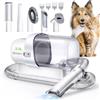 Gimars 2,3L Aspira Peli Cane 5 in 1 Kit Toelettatura Cani, Aspirapolvere Per Animali Con Spazzola, Forte Aspirazione 3k/7k/12k Pa Ultra Silenziosa Elettrico Tosatrice Per Gatto Pelo Professionale