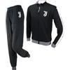 Juventus. Pigiama Juve Tuta Ufficiale Felpato Ragazzo Uomo Adulto S M L XL XXL JU4088 (Grigio Melange, L)