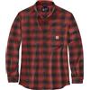 Carhartt Camicia a maniche lunghe da uomo Flannel L/S Plaid Shirt, castagna, L