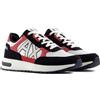 Armani Exchange Dusseldorf Embossed Geometric Motifs, Scarpe da Ginnastica Uomo, off Wht+Cardin+Navy, 39 EU